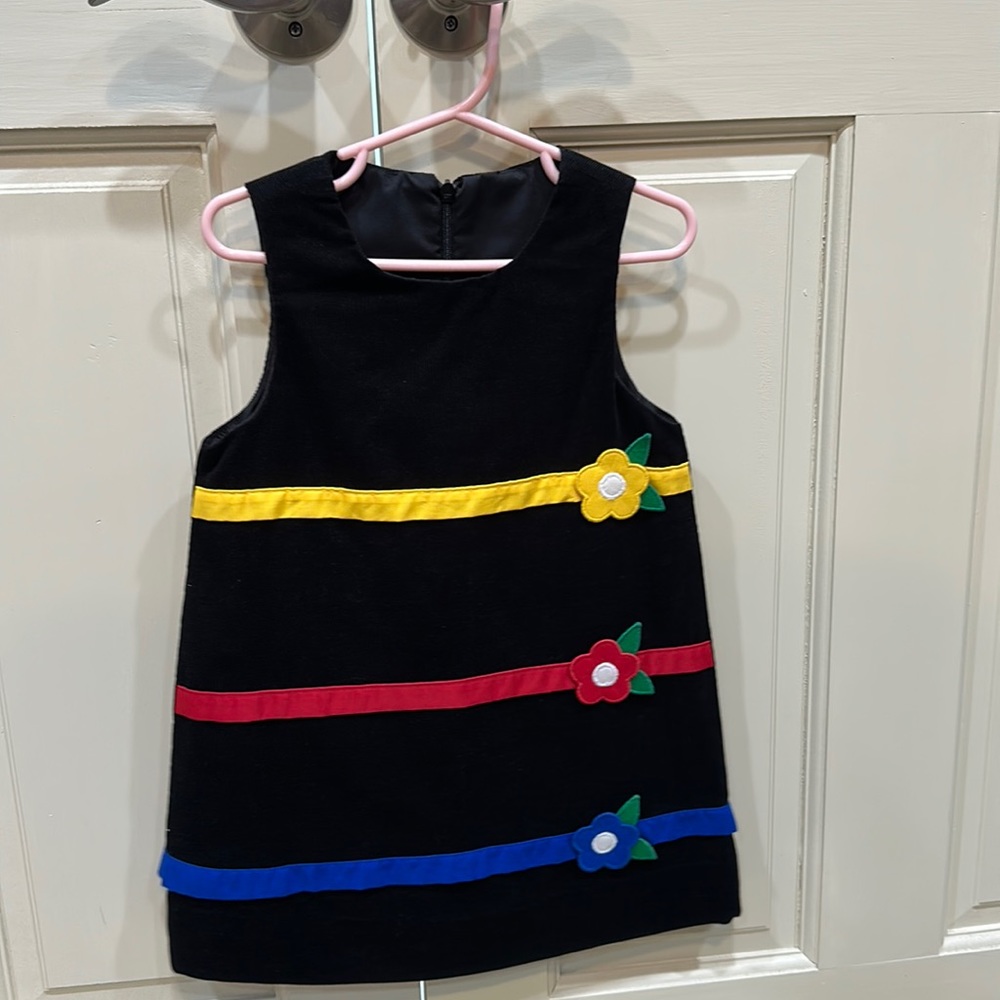 NWOT black corduroy Florence Eiseman dress